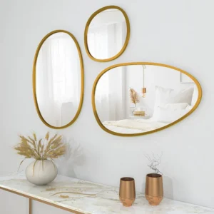 Buy modern decorative pebble mirrors in Lagos Nigeria