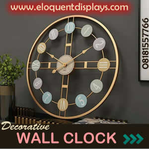 decor wall clock seller in lagos nigeria
