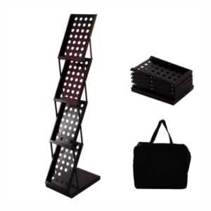 Buy Black Foldable Aluminum Brochure Rack in Nigeria at Eloqent Displays