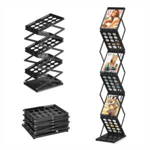 Buy Black Foldable Aluminum Brochure Rack in Nigeria at Eloqent Displays