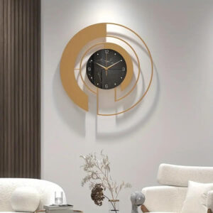 metal wall clock