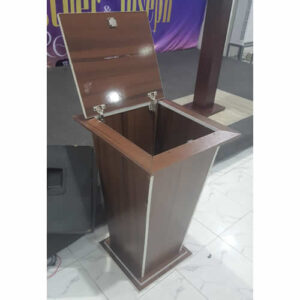 open huge wooden offering box for sale