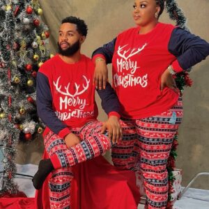 Festive pyjamas vendor in Lagos Nigeria