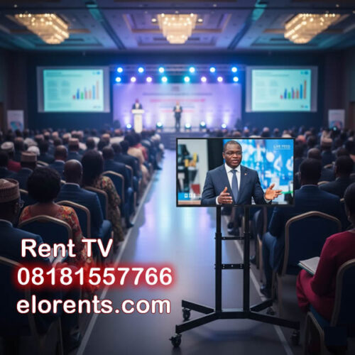 hire big size tv in Lagos
