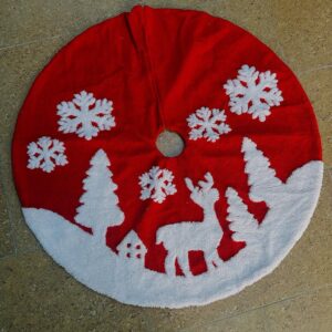 Decorated Christmas tree skirt Lagos Nigeria