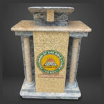 modern design church marble pulpit