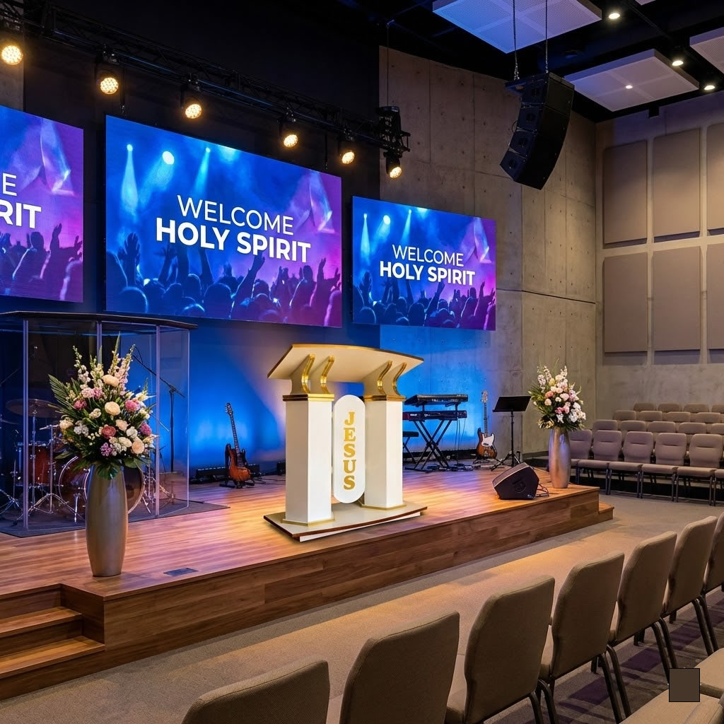 white and gold church nigeria