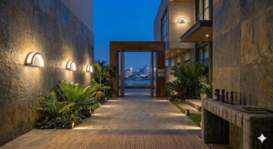 Elegant Arch LED wall lamp from Eloquent Display Lagos