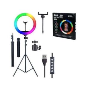 Buy 14 Inches RGB Multicolor Ring Light With Stand and Remote in Lagos Nigeria