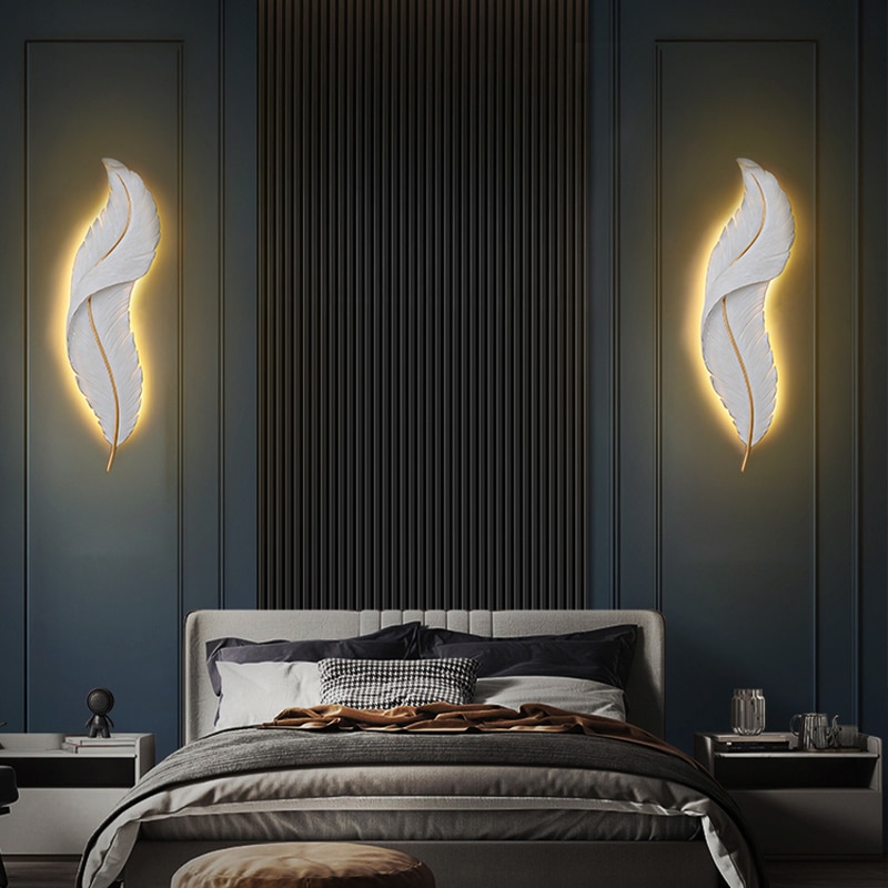 Where to buy Quality Feather Wall lamp