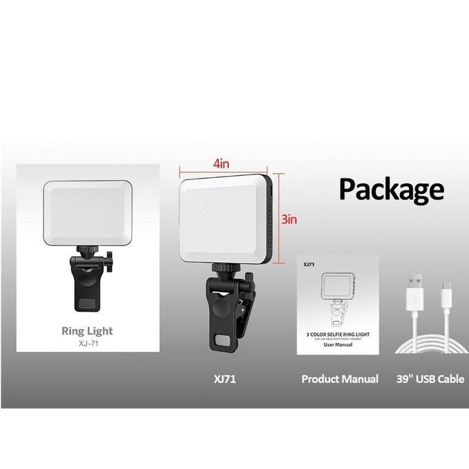 Buy XJ-71 rechargeable selfie ring light Lagos in Nigeria