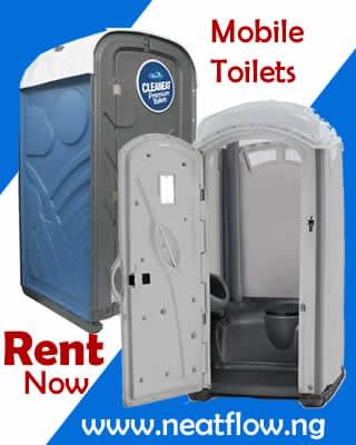 price of renting mobile toilet